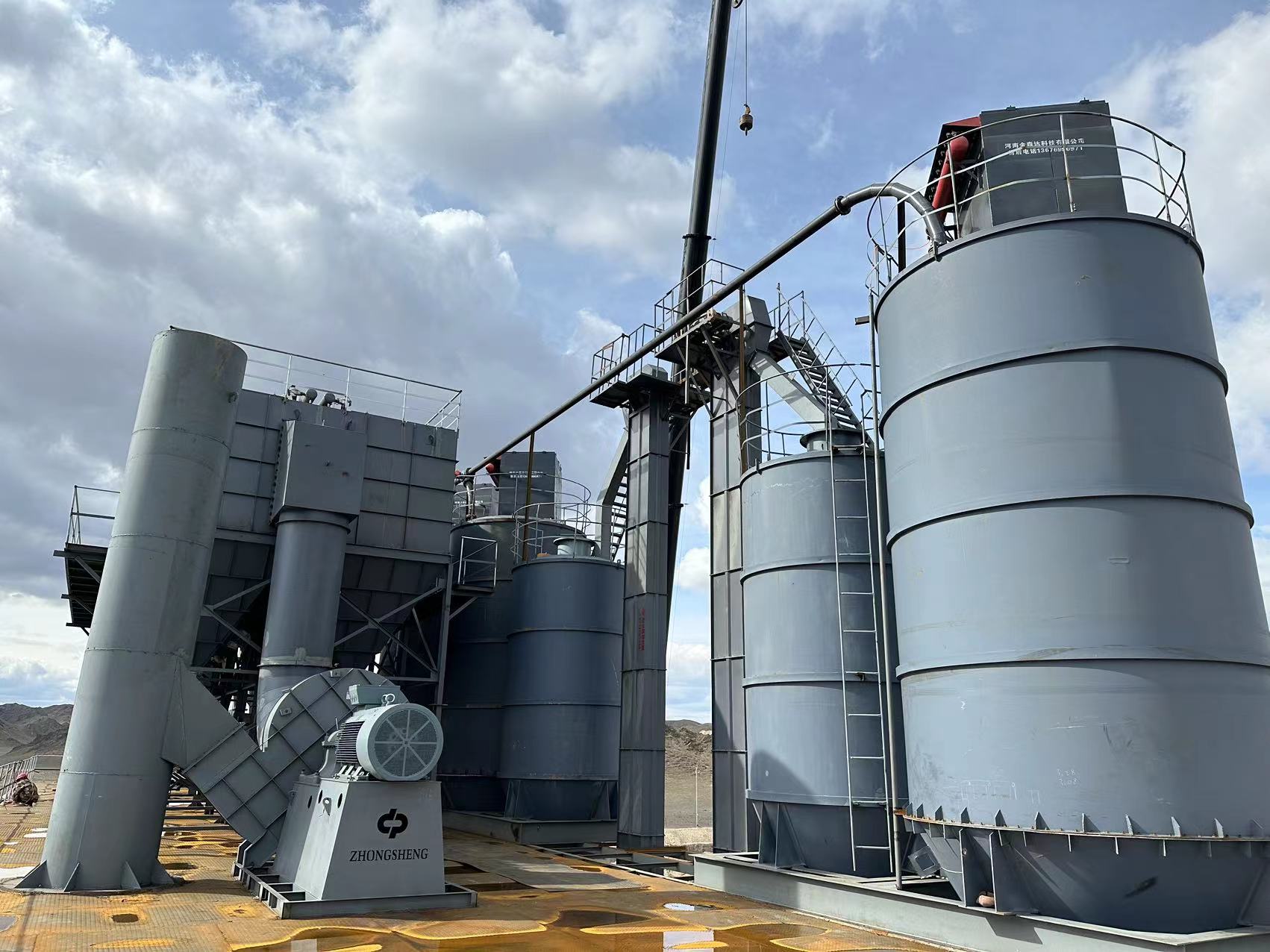 Shandong pneumatisk transportsystem installert på Major Asian Chemical Plant